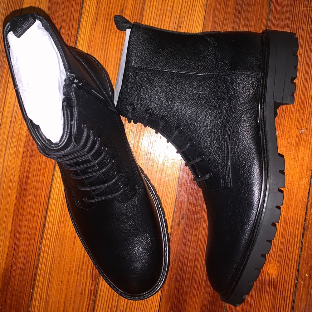 Men's Lealin Lace-Up Lug Sole Boots